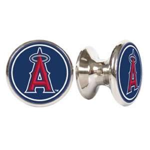 Los Angeles Angels MLB Stainless Steel Cabinet Knobs / Drawer Pulls (2 