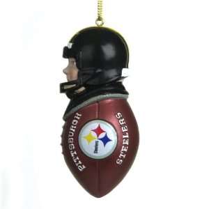   Steelers White Player Christmas Tree Ornament   NFL Football: Sports