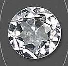 AAA Rated Round Bright White Genuine (Natural) Topaz (2mm 8mm)