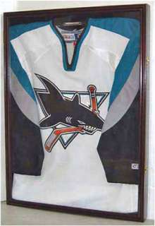 XL Hockey Jersey Display Case Shadow Box Frame, LOCK  