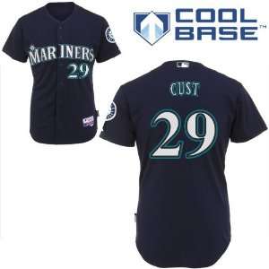  Jack Cust Seattle Mariners Authentic Alternate Cool Base 