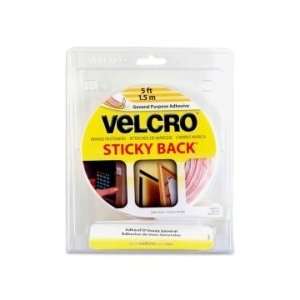  Velcro Sticky Back Tape   White   VEK90087 Office 
