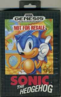 SONIC THE HEDGEHOG; Sega Genesis, 1991; Complete 010086010091  