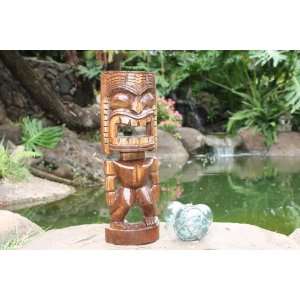  Big Kahuna Tiki 16   Golden Oak Finish   Tiki Trophies 