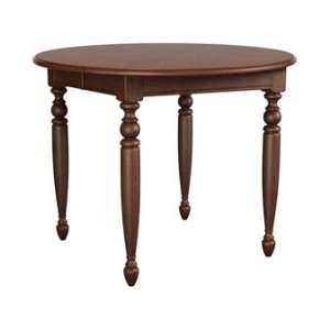   Choices Round Table with Farmhouse Legs in Cherry Furniture & Decor