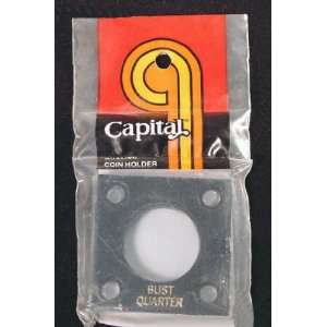  Capital Plastics 2x2 Holder   BUST QUARTER   Black 
