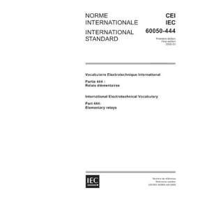 IEC 60050 444 Ed. 1.0 b2002, International 