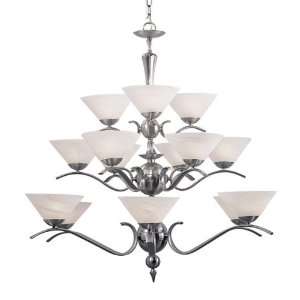   Light 600W Chandelier with Candelabra Bulb Base and