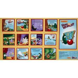 44 Wide Veggie Tales How In The World Panel Blue/Yellow 