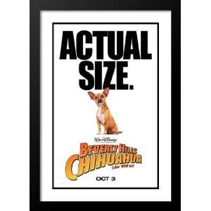  Beverly Hills Chihuahua 32x45 Framed and Double Matted 