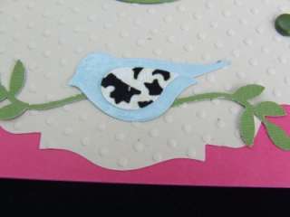 LOT 2 Handmade ~HAPPY BIRTHDAY~ Cards ~ Stampin Up! Bird Sizzix 