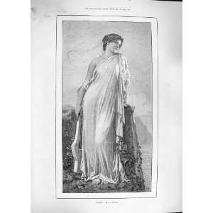  1892 PORTRAIT SAPPHO CHAPLIN SAUNDERS SMITH LOWTHER