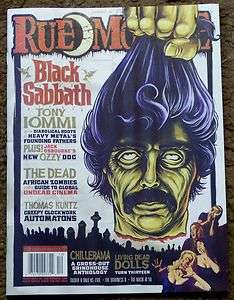   December 2011 BLACK SABBATH Tony Iommi OZZY Living DEAD DOLLS  