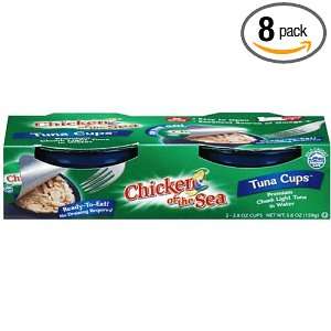 Chicken of the Sea Chunk Light Tuna in Water, 2.80 Ounce (Pack of 8 
