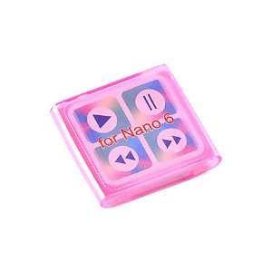  iPod Nano 6th Generation TPU Case   Clear Pink 