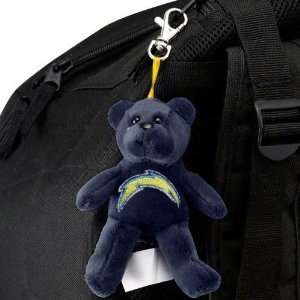  San Diego Chargers Navy Blue Plush Bear Keychain: Sports 