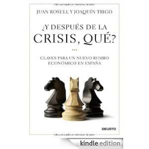   después de la crisis, qué?¿Y después de la crisis, qué? (Spanish
