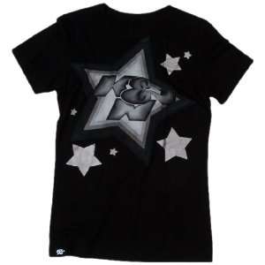   88 7018 S Black Small T Shirt with Star Power Logo Automotive