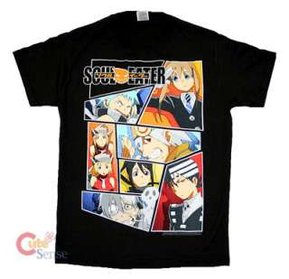 Soul Eater Panels T Shirts Japan Anime Mens T Shirt   4 Size (S M L 