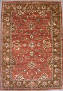 10x14 RUST GOLD PERSIAN SULTANABAD WOOL AREA RUG CARPET  