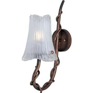    Sherwood One Light Wall Lamp Early Frost Glass: Home Improvement