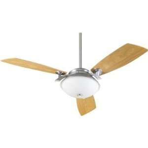   Satellite Satin Nickel 52 Ceiling Fan with Light & Wall Control: Home