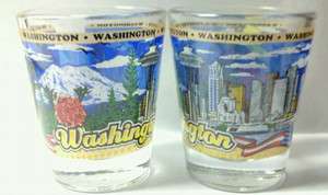 Washington State Shot Glass New  