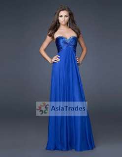 Hot Strapless Prom Party Evening Long Gown dress 6 16  