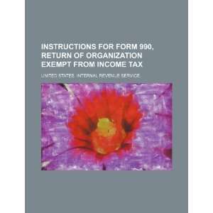  Instructions for Form 990, return of organization exempt 