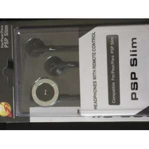  PSP Headphones with Remote Control Gold Plated Compatible 