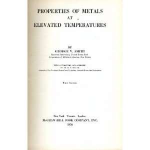   (Metallurgy and metallurgical engineering series): G. V Smith: Books