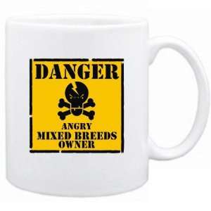  New  Danger  Angry Mixed Breeds Owner  Mug Dog