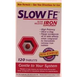  Slow Fe slow release iron supplement   120 tablets Health 