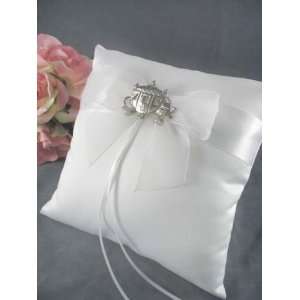 Cinderella Fairy Tale Coach Wedding Ring Bearer Pillow  