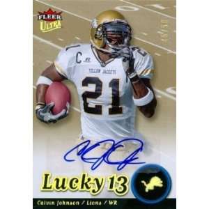   Autographed / Signed 2007 Fleer Ultra Lucky 13 Card 