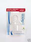 DR BROWNS BABY FEEDING BOTTLE LEVEL 1 WIDE SIZE NIPPLE TEAT x2 #352