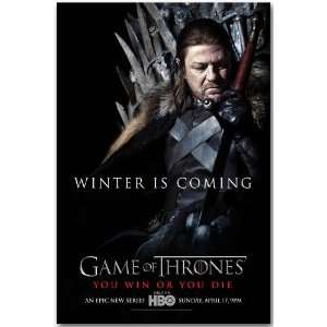  Game of Thrones Poster   Teaser Flyer Tv Show   11 X 17 