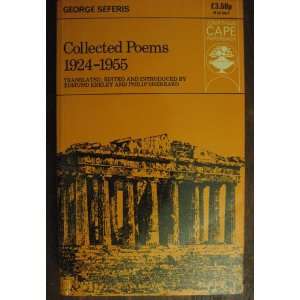 Collected Poems 1924 1955 (English and Greek Edition) George Seferis 