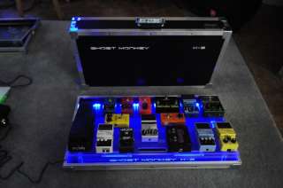 Ghost Monkey X3 Guitar PEDAL BOARD & Flight hard case  