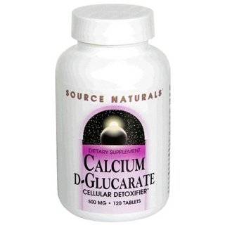 Source Naturals Calcium D Glucarate 500mg, 120 Tablets