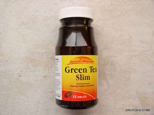 GREEN TEA SLIM DIETARY SUPPLEMENT VITAMINS METABOLISM  
