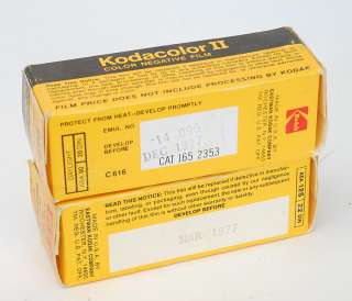 vintage Kodak 616 Roll Film in unopened boxes 1977 1978 Verichrome 