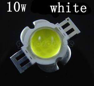 10W white High Power LED 750Lumen Lamp + 60 degree lens  