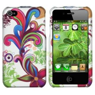   FLOWERS HARD SHELL CASE COVER FOR APPLE IPHONE 4 4s 4G ACCESSORY