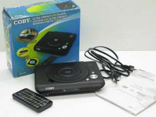 Coby DVD209 Ultra Compact DVD Player Black (p/n DVD209BLK 