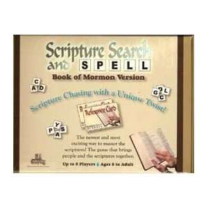   SCRIPTURE SEARCH AND SPELL   BOOK OF MORMON (GAME) Klk Company Books