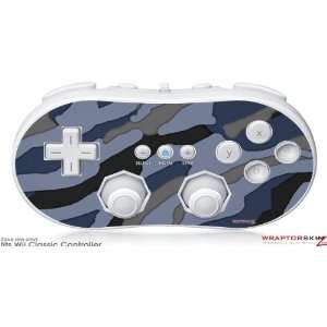  Wii Classic Controller Skin   Camouflage Blue by 