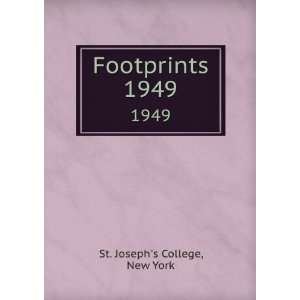 Footprints. 1949 New York St. Josephs College  Books