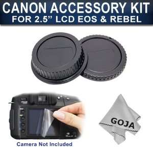  3 Pcs Kit For CANON 400D CANON XTI, Includes Super Rear 