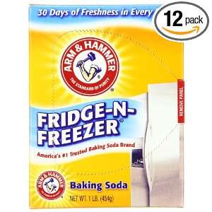 Arm & Hammer Baking Soda Fridge Freezer Package, 16 Ounce Boxes (Pack 